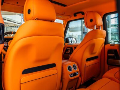 2021 Mercedes Benz G63 AMG G MANSORY P820 4.0L 8 Cylinders Engine Black Orange SUV