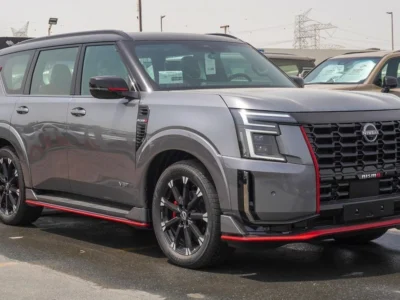 2025 Nissan Patrol NISMO 3.5-liter Twin-Turbocharged V6 Petrol Engine Grey Red SUV
