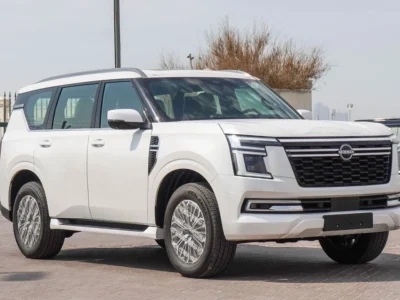 2025 Nissan Patrol SE PLATINUM CITY 3.8 Litres V6 Petrol Engine White Tan SUV GCC Specs