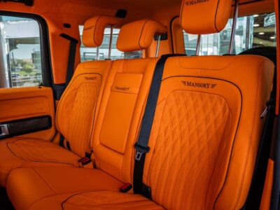 2021 Mercedes Benz G63 AMG G MANSORY P820 4.0L 8 Cylinders Engine Black Orange SUV