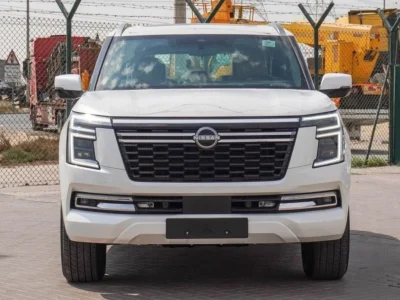 2025 Nissan Patrol SE PLATINUM CITY 3.8 Litres V6 Petrol Engine White Tan SUV GCC Specs