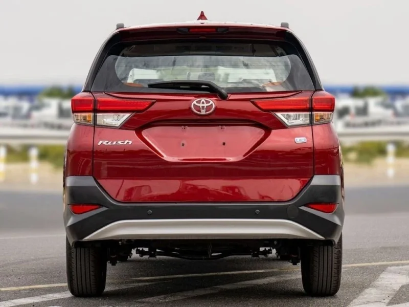 2023 Toyota Rush EX 1.5 Litres 4 Cylinders Petrol Engine Red Black SUV Automatic GCC Specs