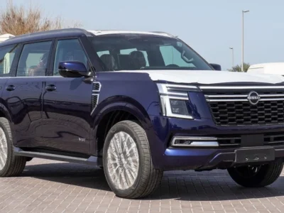 2025 Nissan Patrol LE PLATINUM CITY 3.5-liter Twin-Turbocharged V6 Petrol Engine Blue Red SUV