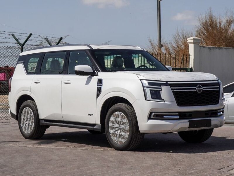 2025 Nissan Patrol LE TITANIUM + 3.5-liter Twin-Turbocharged V6 Engine White Tan SUV GCC