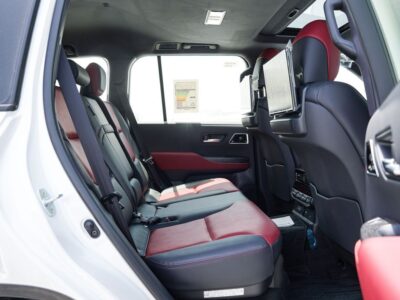 2025 Toyota Land Cruiser GR SPORT 3.5L 6 Cylinders Hybrid Engine White Burgundy SUV GCC