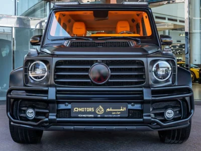 2021 Mercedes Benz G63 AMG G MANSORY P820 4.0L 8 Cylinders Engine Black Orange SUV