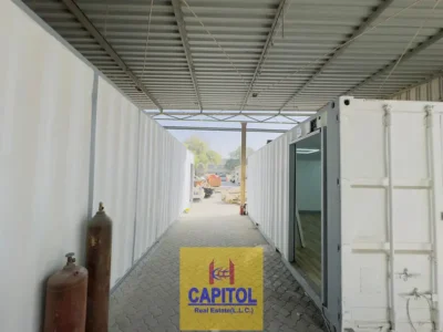160 sqft CONTAINER WAREHOUSE FOR STORAGE AVAILABLE FOR RENT IN AL QUOZ - 3(BK)