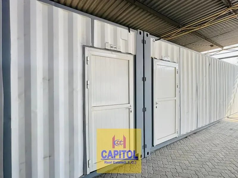 160 sqft CONTAINER WAREHOUSE FOR STORAGE AVAILABLE FOR RENT IN AL QUOZ - 3(BK)