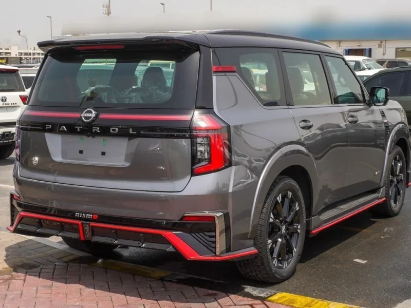 2025 Nissan Patrol NISMO 3.5-liter Twin-Turbocharged V6 Petrol Engine Grey Red SUV