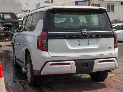 2025 Nissan Patrol LE T2 3.5-liter Twin-Turbocharged V6 Petrol Engine White Beige SUV GCC