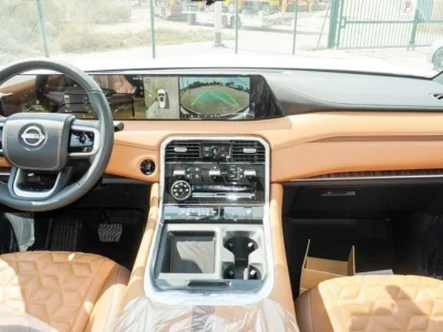 2025 Nissan Patrol SE PLATINUM CITY 3.8 Litres V6 Petrol Engine White Tan SUV GCC Specs