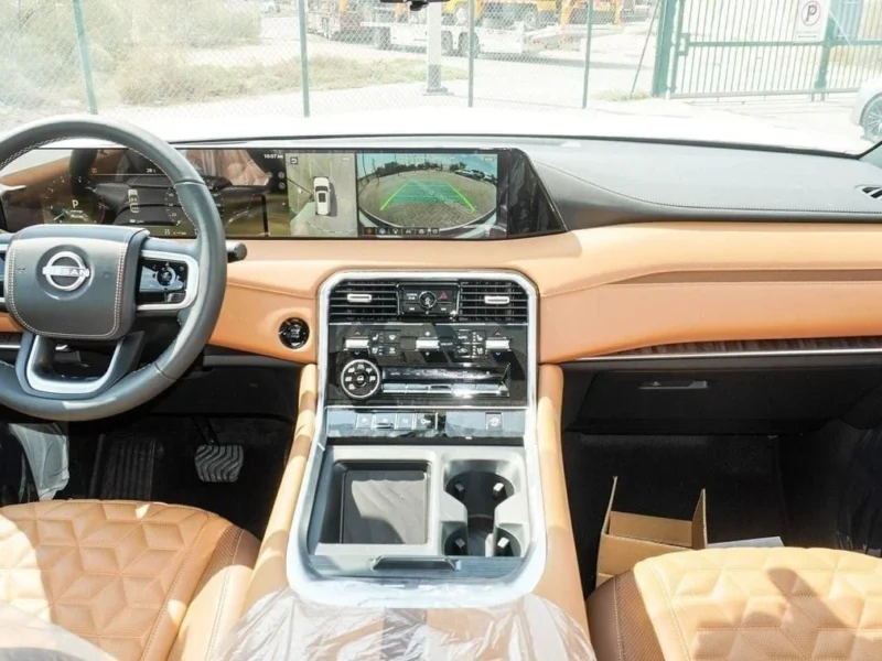 2025 Nissan Patrol SE PLATINUM CITY 3.8 Litres V6 Petrol Engine White Tan SUV GCC Specs
