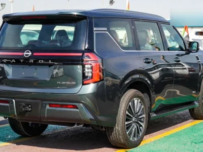 2025 Nissan Patrol LE PLATINUM CITY 3.5-liter Twin-Turbocharged V6 Engine Green Burgundy SUV
