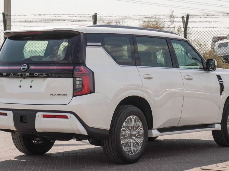2025 Nissan Patrol SE PLATINUM CITY 3.8 Litres V6 Petrol Engine White Tan SUV GCC Specs