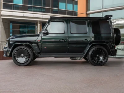2025 Mercedes Benz G63 AMG BRABUS G800 4MATIC 8 Cylinders Engine Black Orange SUV