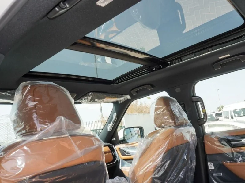 2025 Nissan Patrol LE TITANIUM + 3.5-liter Twin-Turbocharged V6 Engine White Tan SUV GCC