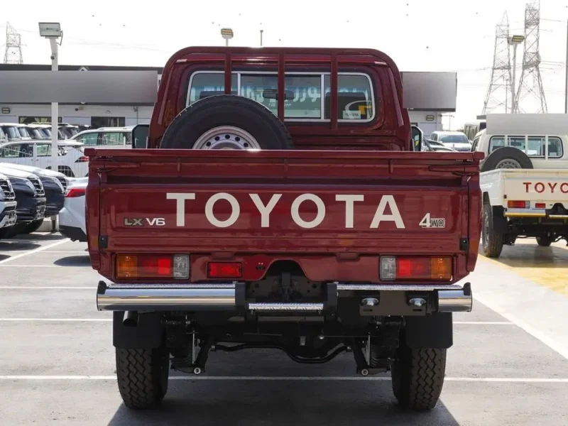 2026 Toyota Land Cruiser 70 LC79 LX 4.0L 6 Cylinders PETROL Engine Red Beige Pickup Truck SC