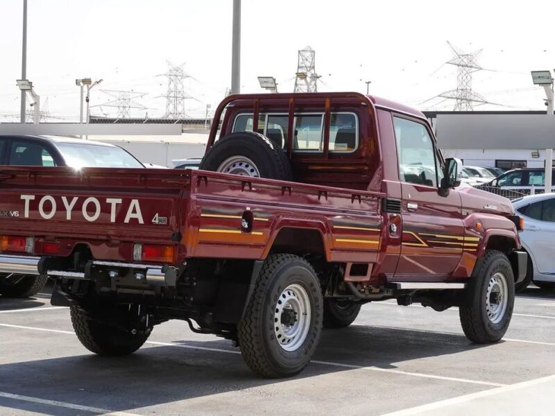 2026 Toyota Land Cruiser 70 LC79 LX 4.0L 6 Cylinders PETROL Engine Red Beige Pickup Truck SC