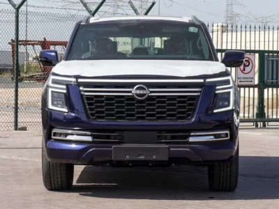 2025 Nissan Patrol LE PLATINUM CITY 3.5-liter Twin-Turbocharged V6 Petrol Engine Blue Red SUV