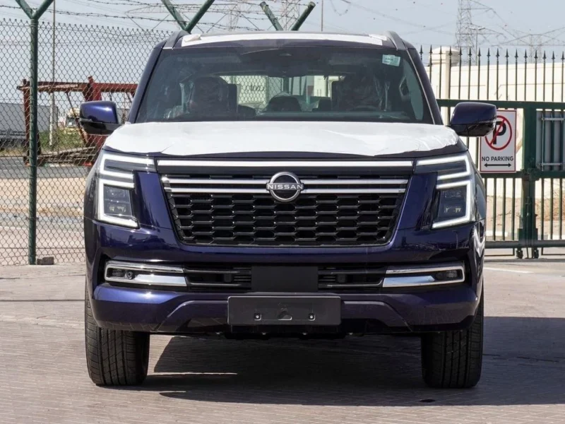 2025 Nissan Patrol LE PLATINUM CITY 3.5-liter Twin-Turbocharged V6 Petrol Engine Blue Red SUV