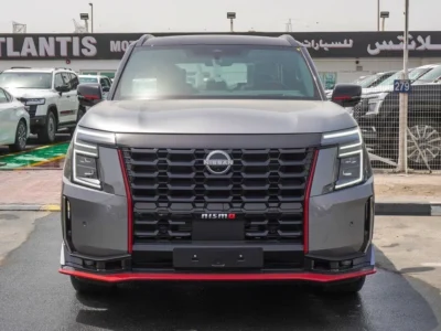 2025 Nissan Patrol NISMO 3.5-liter Twin-Turbocharged V6 Petrol Engine Grey Red SUV