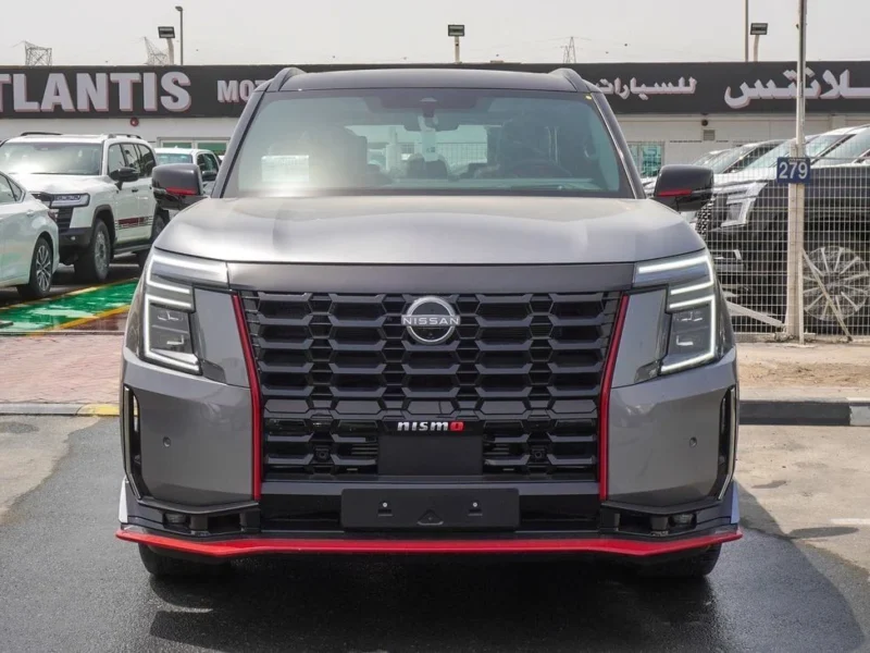 2025 Nissan Patrol NISMO 3.5-liter Twin-Turbocharged V6 Petrol Engine Grey Red SUV