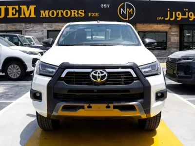 2026 Toyota Hilux Adventure 4.0 Litres V6 Petrol Engine White Black Pickup Truck GCC Specs