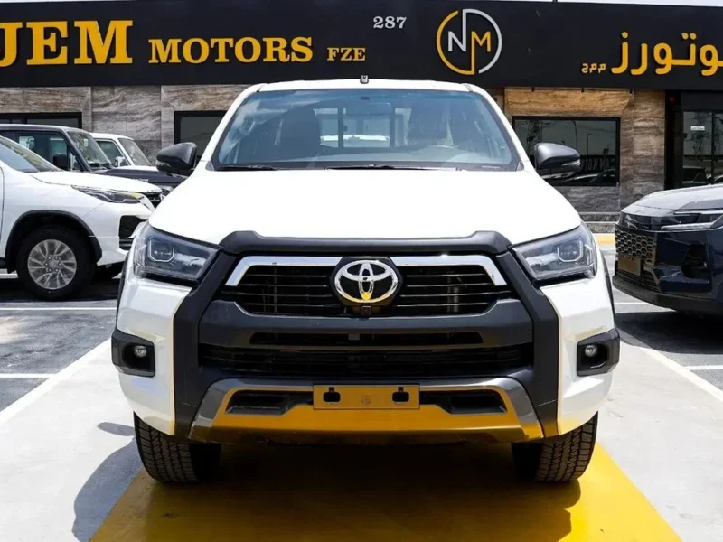 2026 Toyota Hilux Adventure 4.0 Litres V6 Petrol Engine White Black Pickup Truck GCC Specs