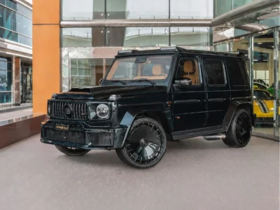 2025 Mercedes Benz G63 AMG BRABUS G800 4MATIC 8 Cylinders Engine Black Orange SUV