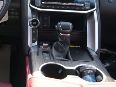 2025 Toyota Land Cruiser GR SPORT 3.5L 6 Cylinders Hybrid Engine White Red SUV GCC Specs