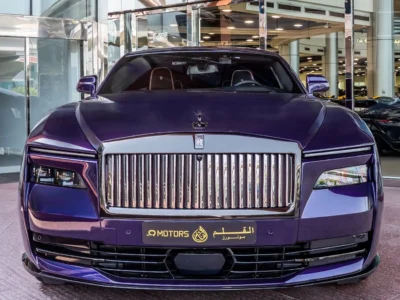 2025 ROLLS ROYCE SPECTRE STD BLACK BADGE Electric Vehicle Purple Black Sedan Automatic