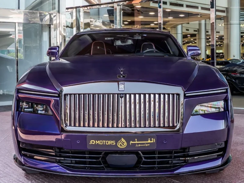 2025 ROLLS ROYCE SPECTRE STD BLACK BADGE Electric Vehicle Purple Black Sedan Automatic