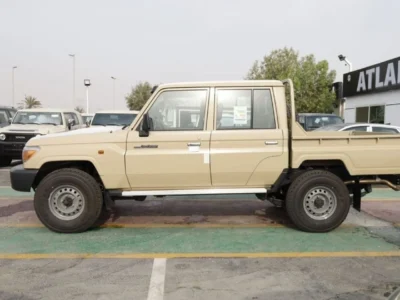 2022 Toyota Land Cruiser DC 4.0 Litres 6 Cylinders Petrol Engine Beige Pickup Truck GCC Specs