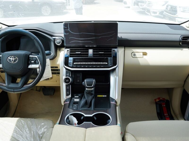 2026 Toyota Land Cruiser GXR 3.5 Litres 6 Cylinders Hybrid Engine White Beige SUV GCC Specs