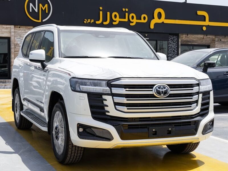 2026 Toyota Land Cruiser GXR 3.5 Litres 6 Cylinders Hybrid Engine White Beige SUV GCC Specs