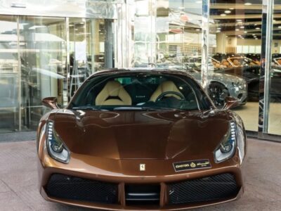 2018 FERRARI 488 GTB TAILOR MADE 1 OF 1 70th Anniversary 8 Cylinders Brown Tan Coupe GCC