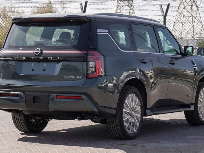 2025 Nissan Patrol Platinum City 3.8 Litres V6 Petrol Engine Grey Tan SUV GCC Specs Automatic
