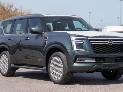 2025 Nissan Patrol Platinum City 3.8 Litres V6 Petrol Engine Grey Tan SUV GCC Specs Automatic