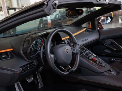 2020 LAMBORGIIHINI AVENTADOR S ROADSER 6.75L 12 Cylinders Orange Black Convertible GCC Specs