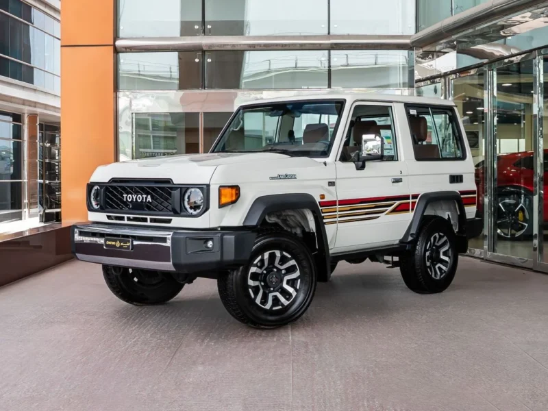 2025 Toyota Land Cruiser 70 LC 78 40TH ANNIVERSARY 4.0L V6 Engine White Tan SUV GCC Specs