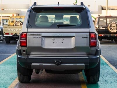2024 Toyota Prado GXR 2.4 Litres TURBO 4 Cylinders Petrol Engine Grey Beige SUV GCC Specs
