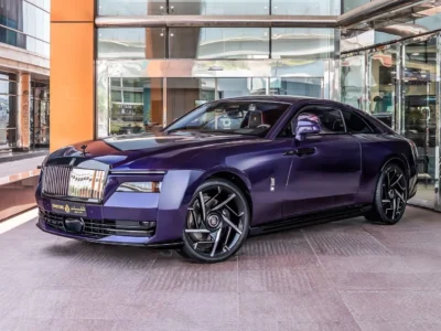 2025 ROLLS ROYCE SPECTRE STD BLACK BADGE Electric Vehicle Purple Black Sedan Automatic