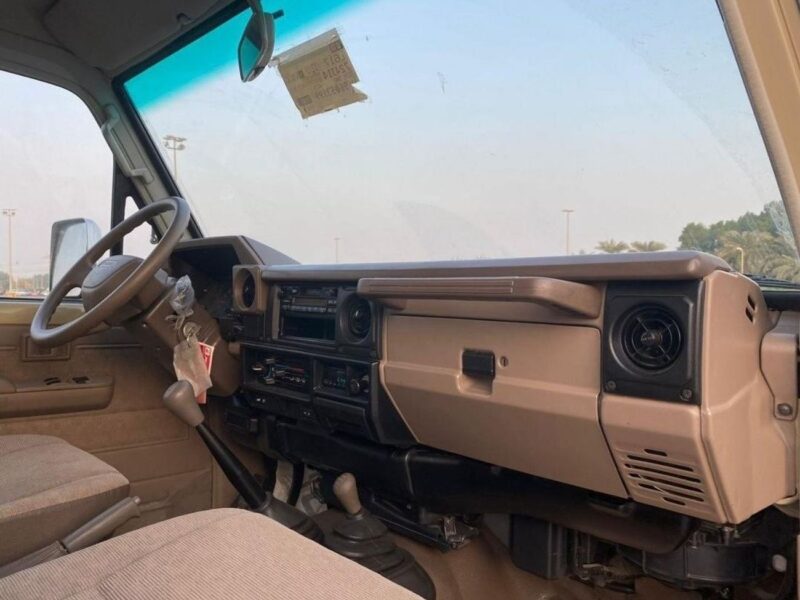 2009 Toyota Land Cruiser SC 4.5 Litres 6 Cylinders Petrol Engine Beige Pickup Truck GCC Specs