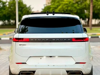 2023 Land Rover Range Rover Sport SE Dynamic 6 Cylinders Petrol Engine White Maroon SUV GCC