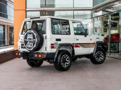 2025 Toyota Land Cruiser 70 LC 78 40TH ANNIVERSARY 4.0L V6 Engine White Tan SUV GCC Specs