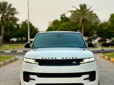 2023 Land Rover Range Rover Sport SE Dynamic 6 Cylinders Petrol Engine White Maroon SUV GCC
