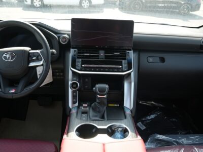 2025 Toyota Land Cruiser GR SPORT 3.5L 6 Cylinders Hybrid Engine White Red SUV GCC Specs