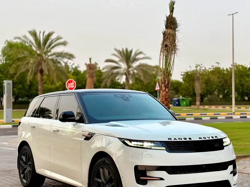2023 Land Rover Range Rover Sport SE Dynamic 6 Cylinders Petrol Engine White Maroon SUV GCC