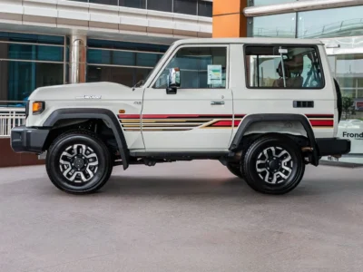 2025 Toyota Land Cruiser 70 LC 78 40TH ANNIVERSARY 4.0L V6 Engine White Tan SUV GCC Specs