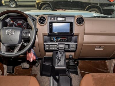 2024 Toyota Land Cruiser 70 HT VXR 4.0 Litres 6 Cylinders Petrol Engine Silver Tan SUV GCC Specs